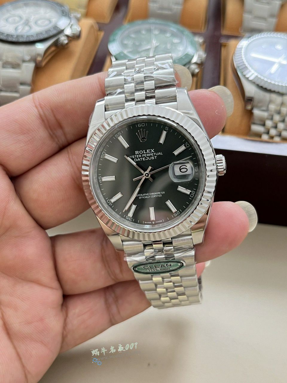 clean Rolex Datejust 41MM clone m126334-0006 watches  / R956
