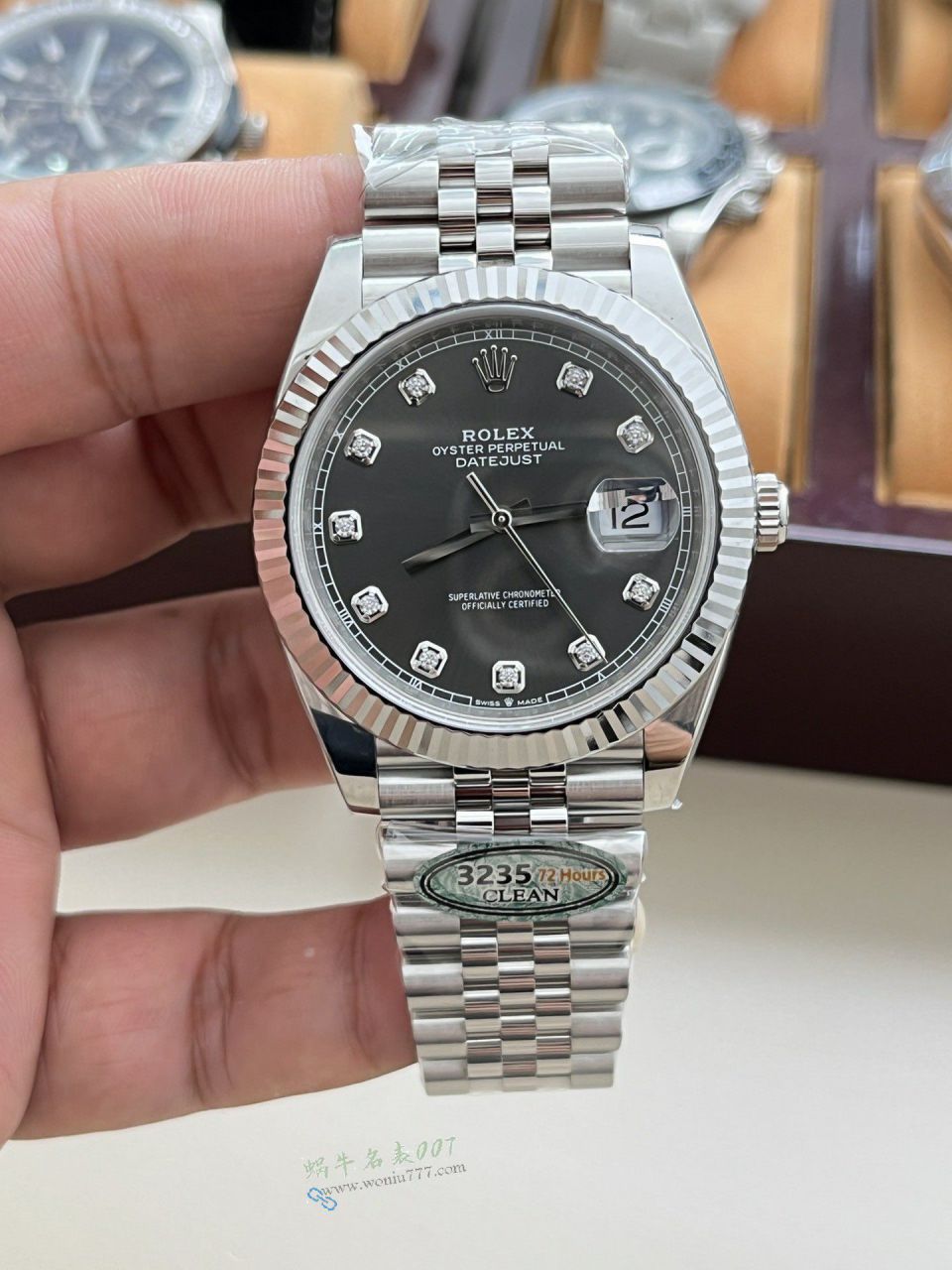 clean Rolex Datejust 41MM clone m126334-0006 watches  / R956