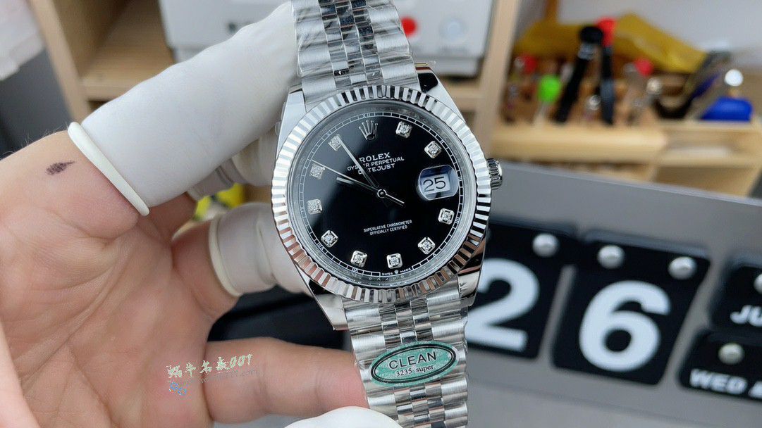 clean Rolex Datejust 41MM clone m126334-0006 watches  / R956