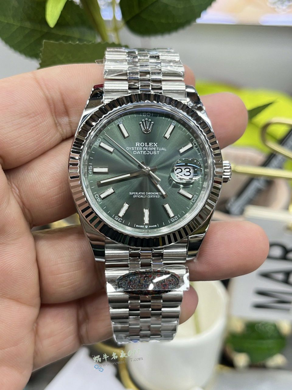 clean Rolex Datejust 41MM clone m126334-0006 watches  / R956