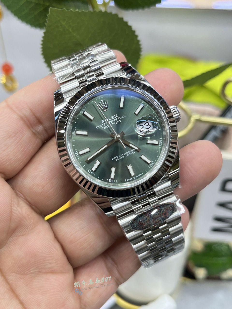 clean Rolex Datejust 41MM clone m126334-0006 watches  / R956