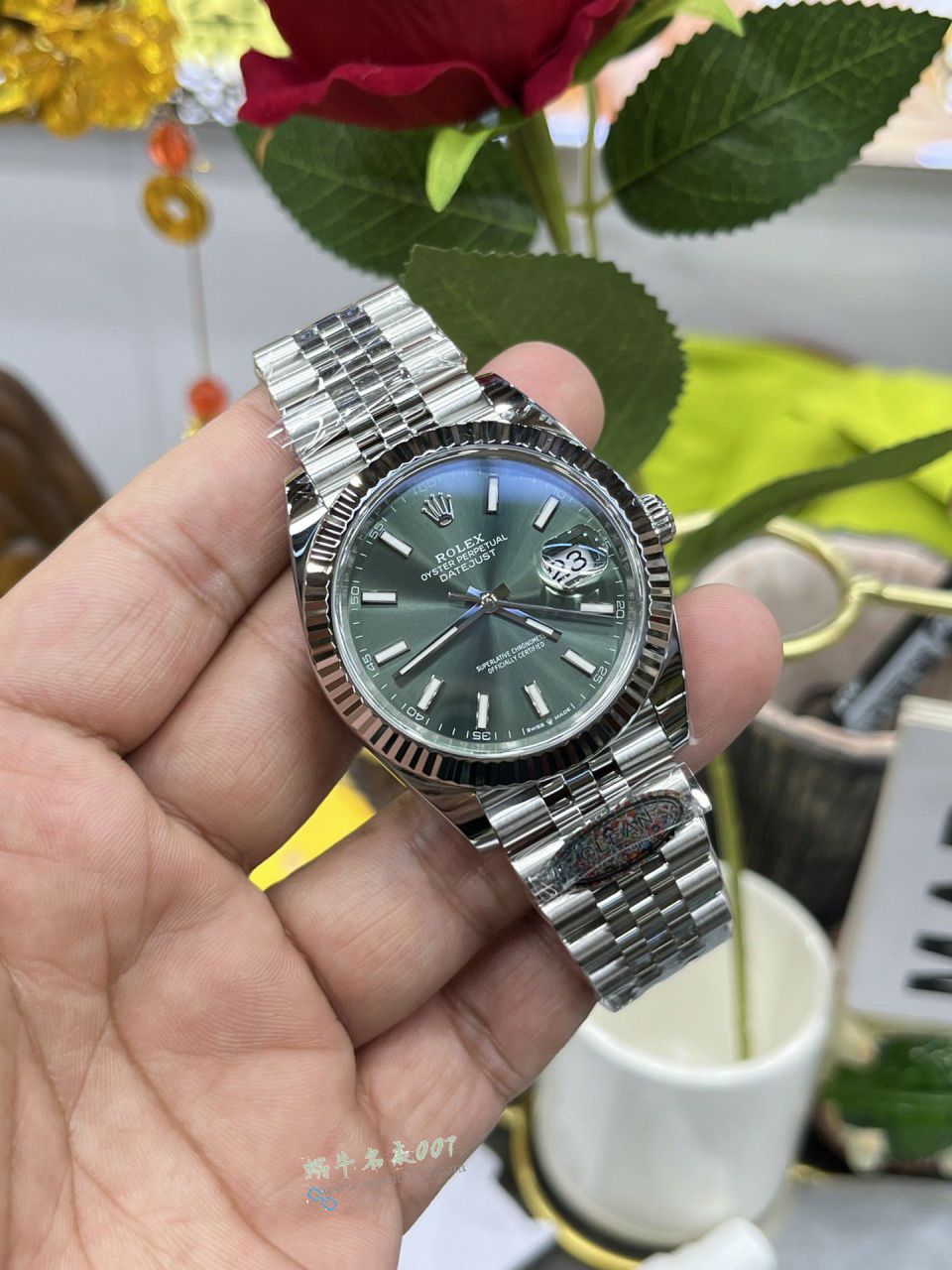 clean Rolex Datejust 41MM clone m126334-0006 watches  / R956
