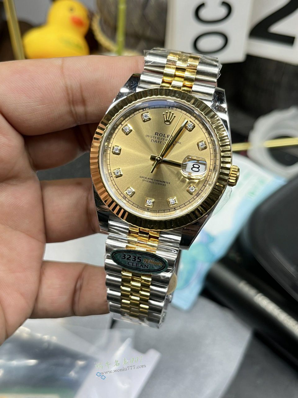 clea Rolex Datejust 41mm clone m126334-0012 watches  / R957