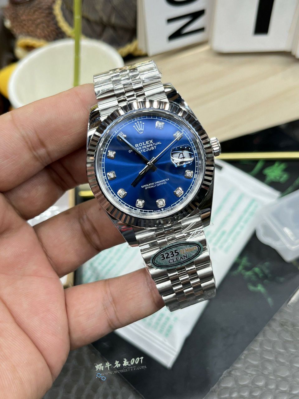 clean Rolex Datejust 41MM clone m126334-0016 watches  / R958