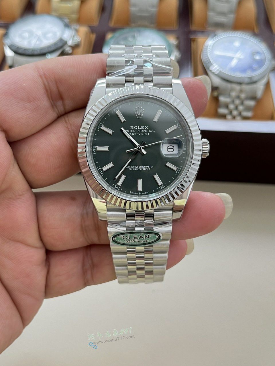 clean Rolex Datejust 41MM clone m126334-0016 watches  / R958