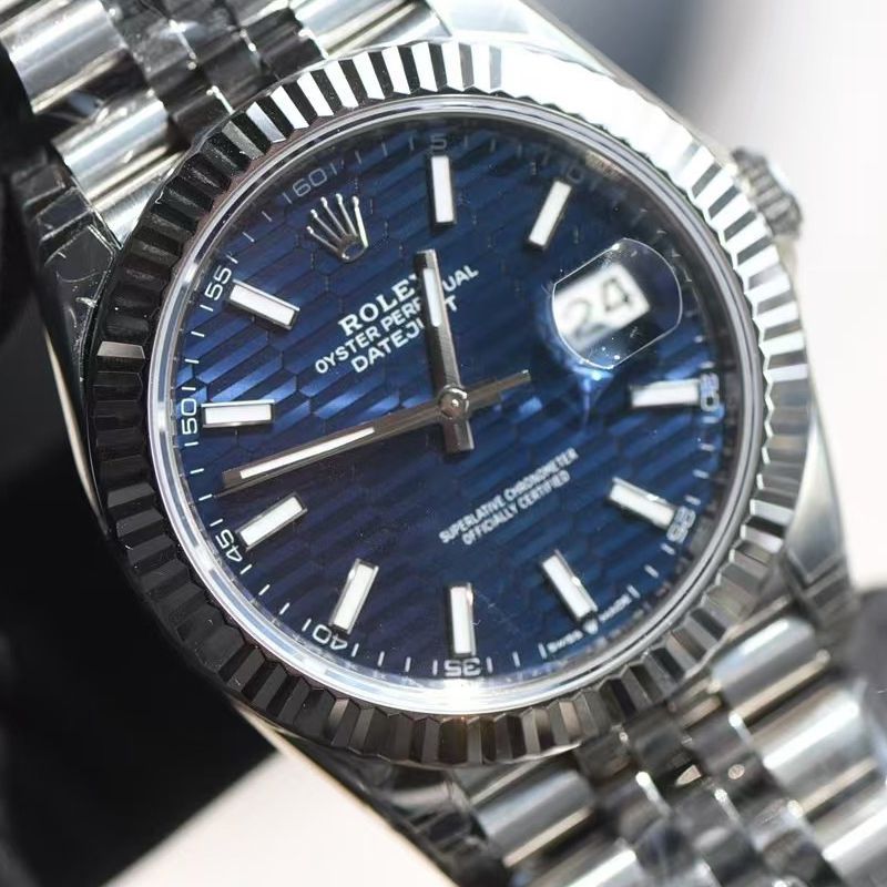 VS Rolex Datejust 41  clone watch m126334-0032 ( Water Ripples  blue  Dial ) watches 