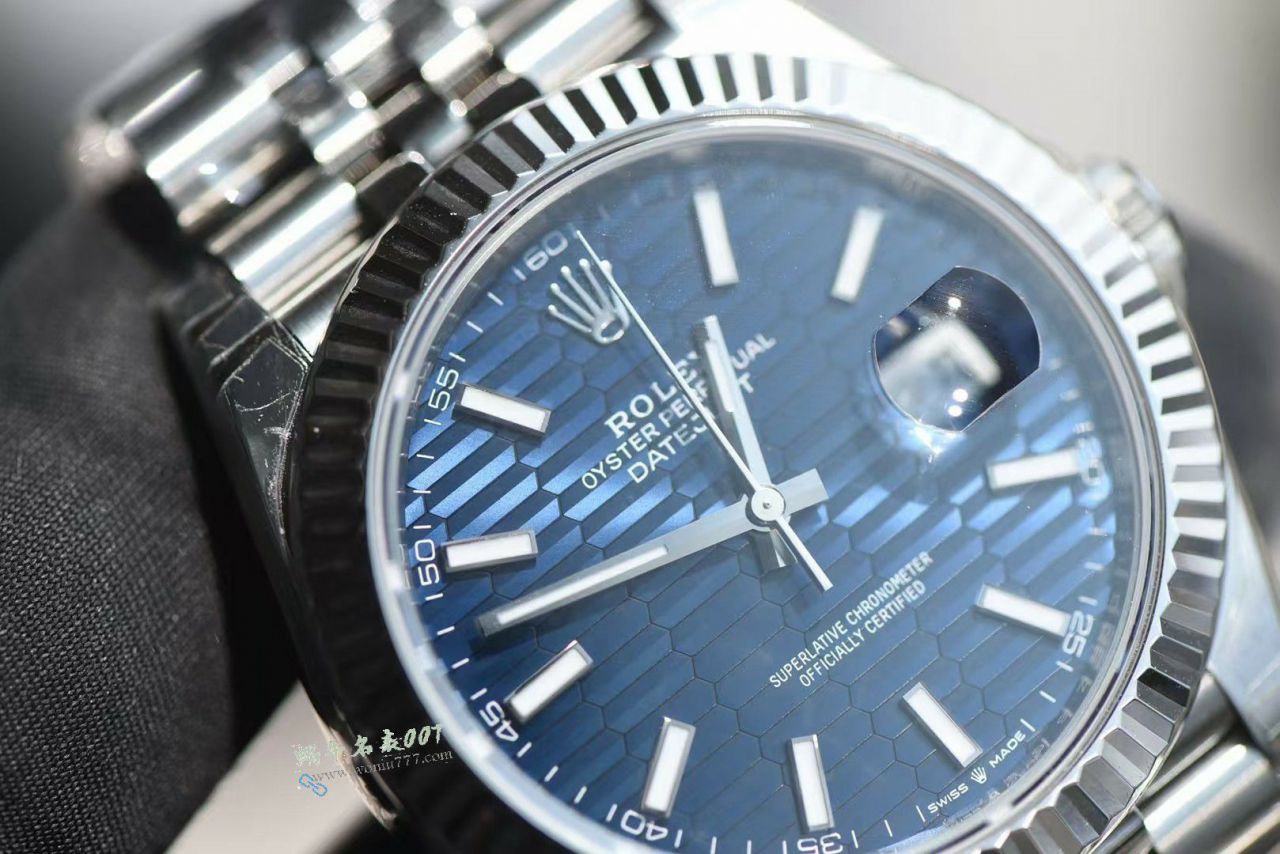 VS Rolex Datejust 41  clone watch m126334-0032 ( Water Ripples  blue  Dial ) watches  / R961