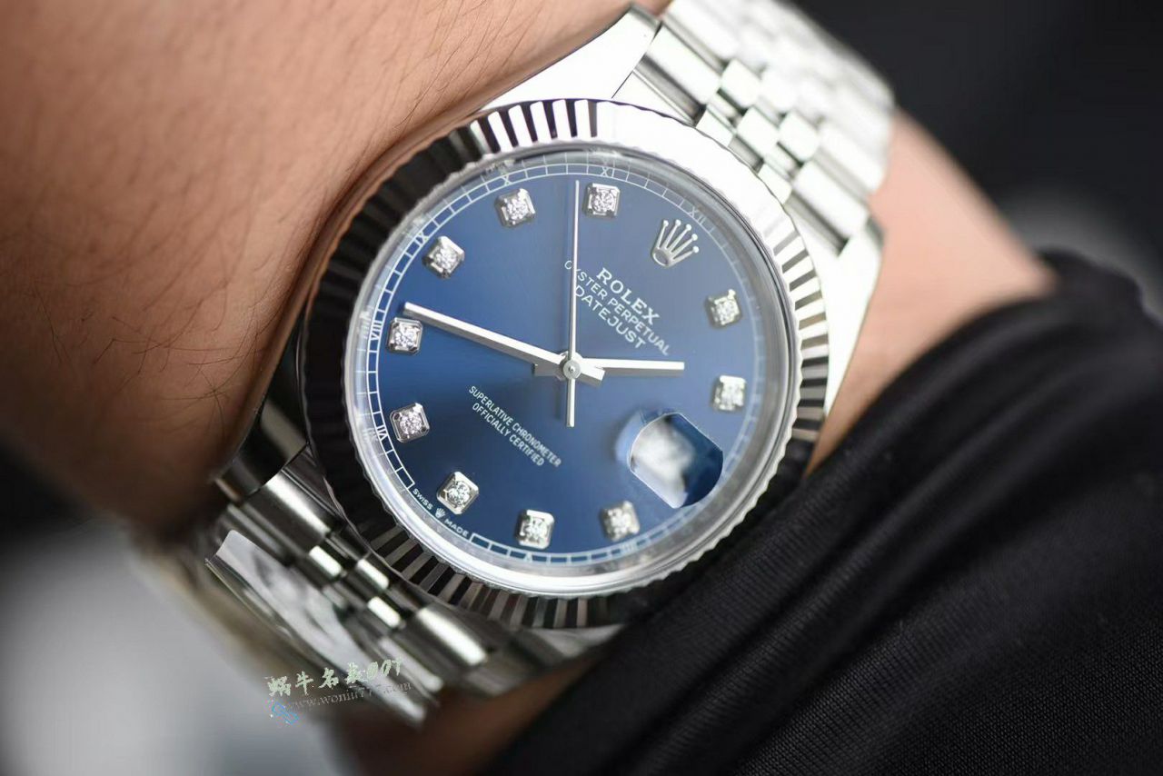Clean Rolex Moissanite   Datejust 41 clone m126334-0016 watches  / R963
