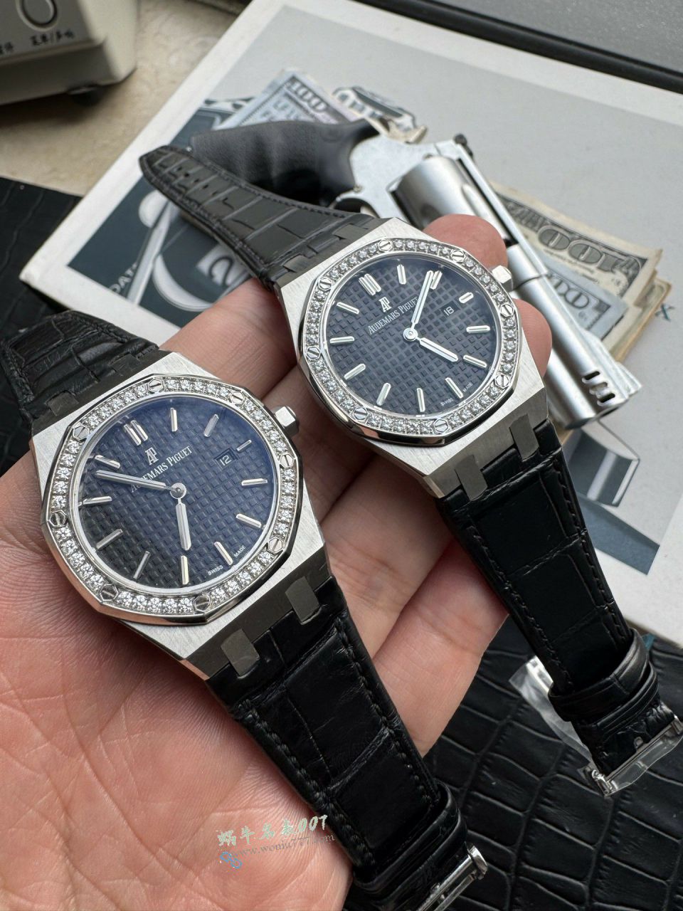 V7 Factory Audemars Piguet Royal Oak TOP clone  Women watch67651ST.ZZ.D002CR.01 watches  / AP306