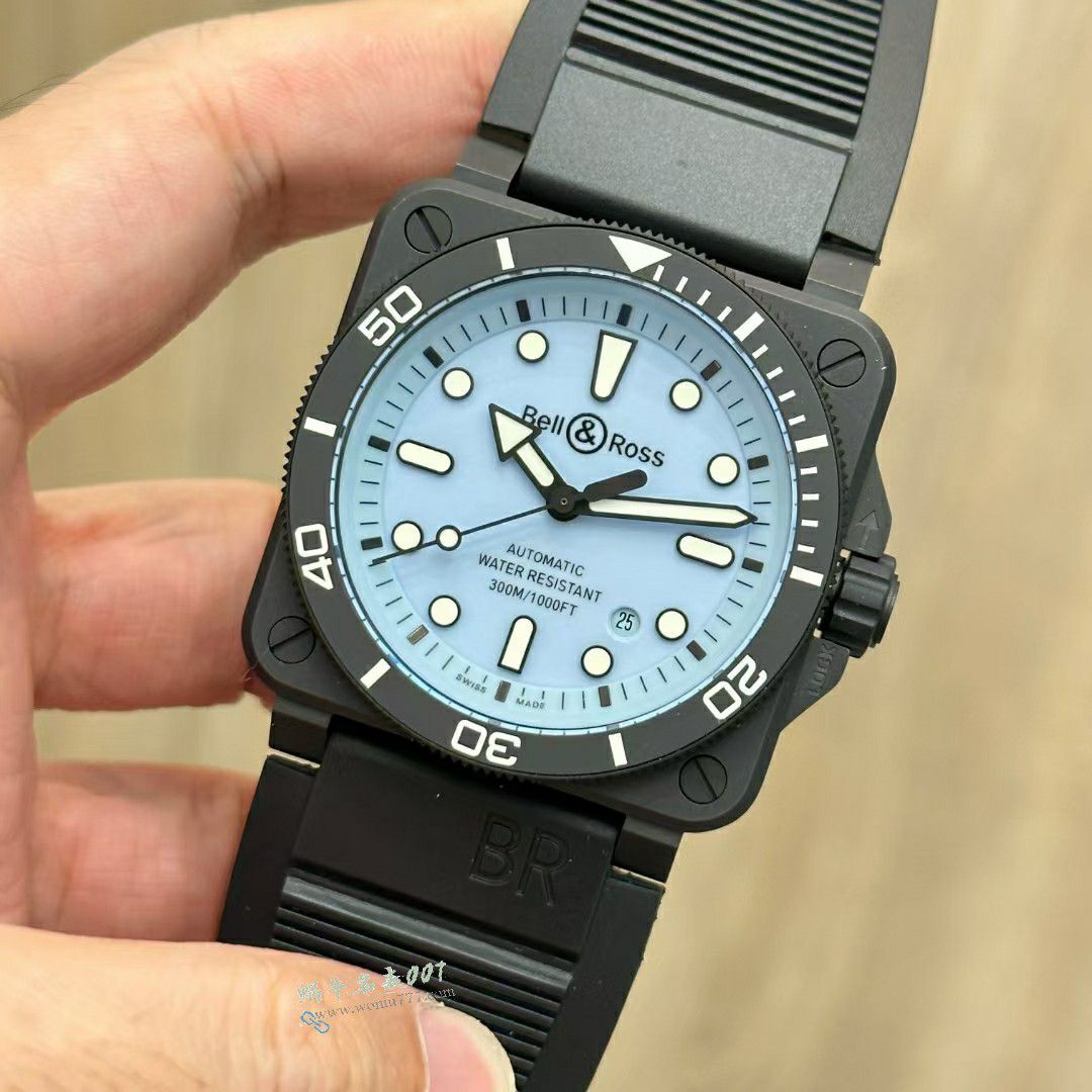 M+100% clone  Bell & Ross INSTRUMENTS series BR03A-D-LM-CE/SRB watches  / BR060