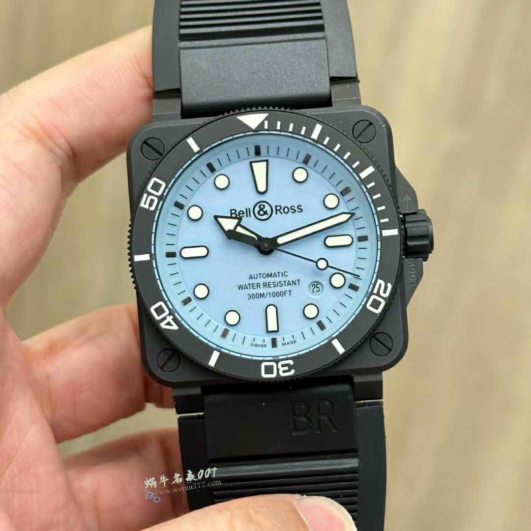 M+100% clone  Bell & Ross INSTRUMENTS series BR03A-D-LM-CE/SRB watches  / BR060