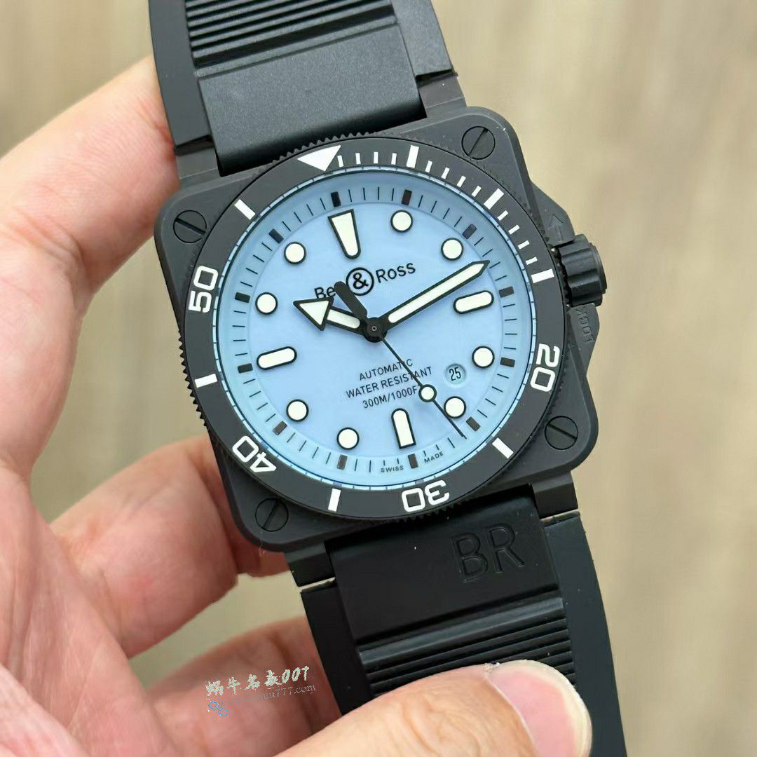 M+100% clone  Bell & Ross INSTRUMENTS series BR03A-D-LM-CE/SRB watches  / BR060