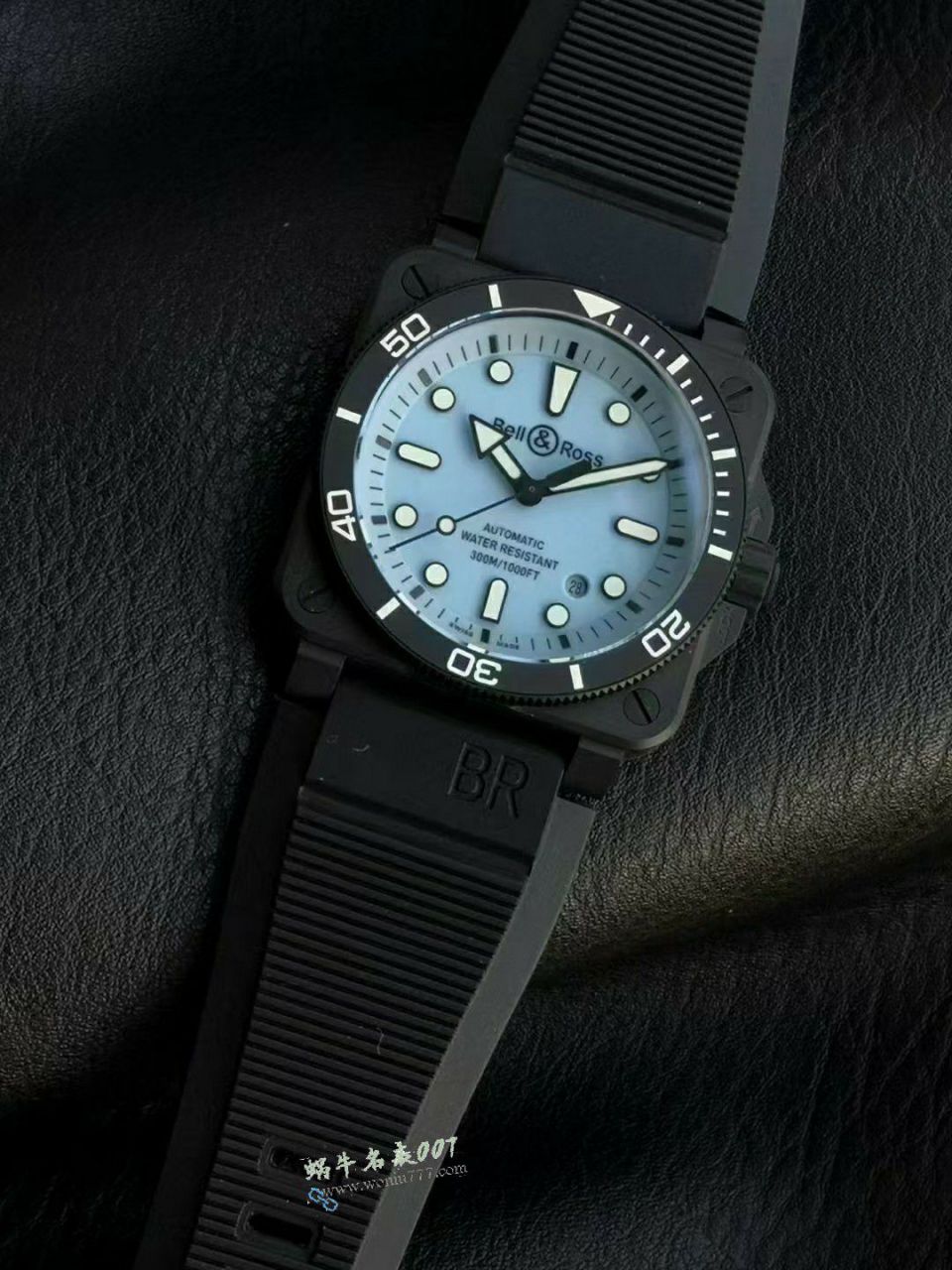 M+100% clone  Bell & Ross INSTRUMENTS series BR03A-D-LM-CE/SRB watches  / BR060