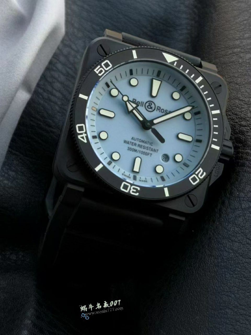 M+100% clone  Bell & Ross INSTRUMENTS series BR03A-D-LM-CE/SRB watches  / BR060