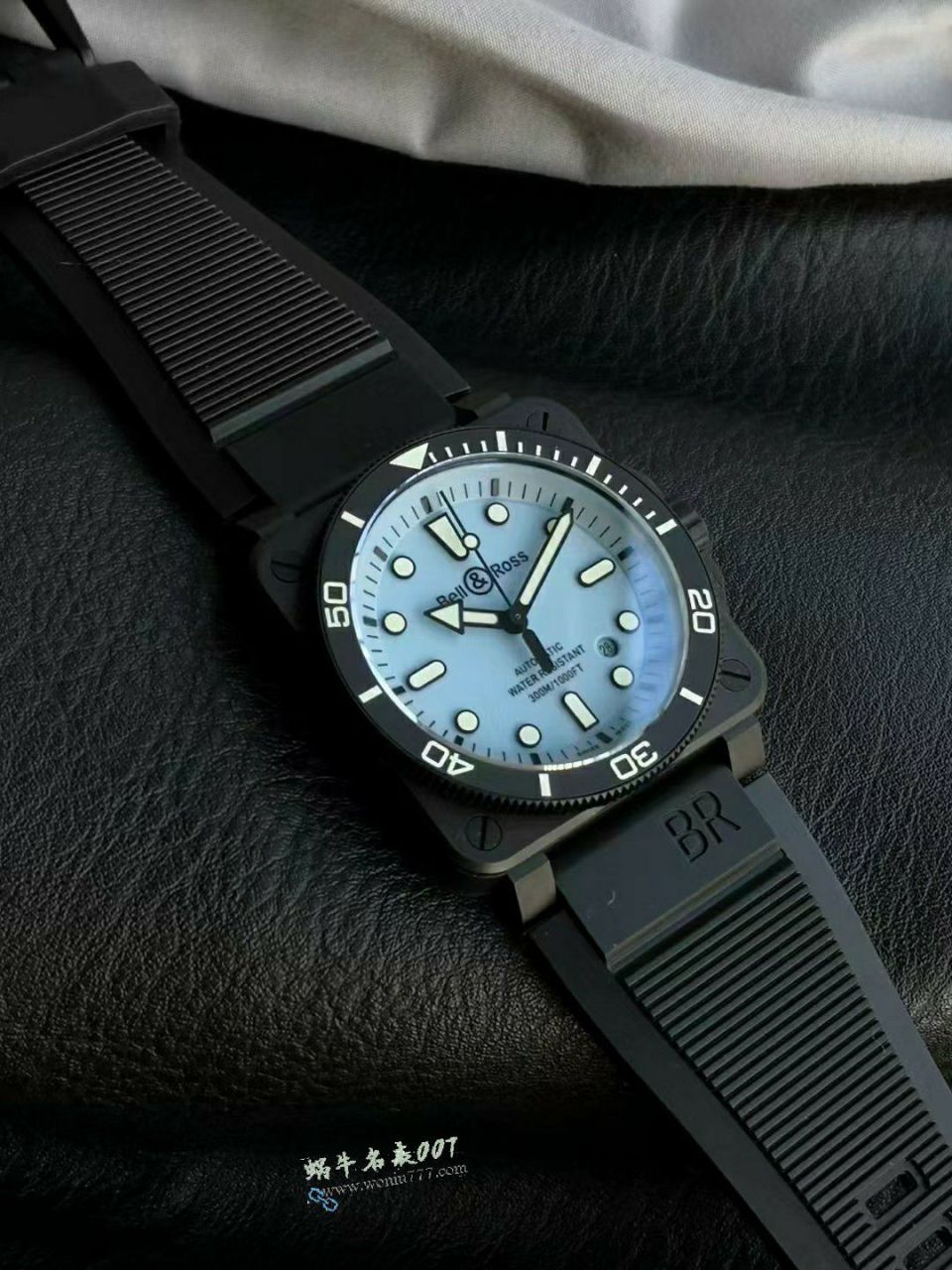 M+100% clone  Bell & Ross INSTRUMENTS series BR03A-D-LM-CE/SRB watches  / BR060