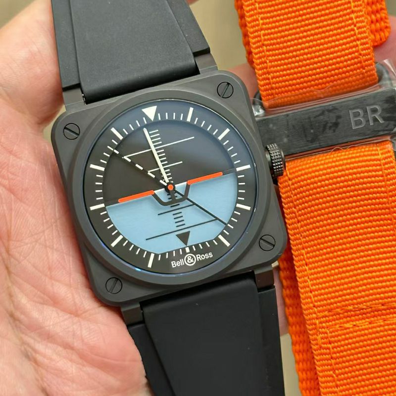 M+ Factory TOP clone  Bell & Ross INSTRUMENTS series BR03A-HRZ-CE watches 