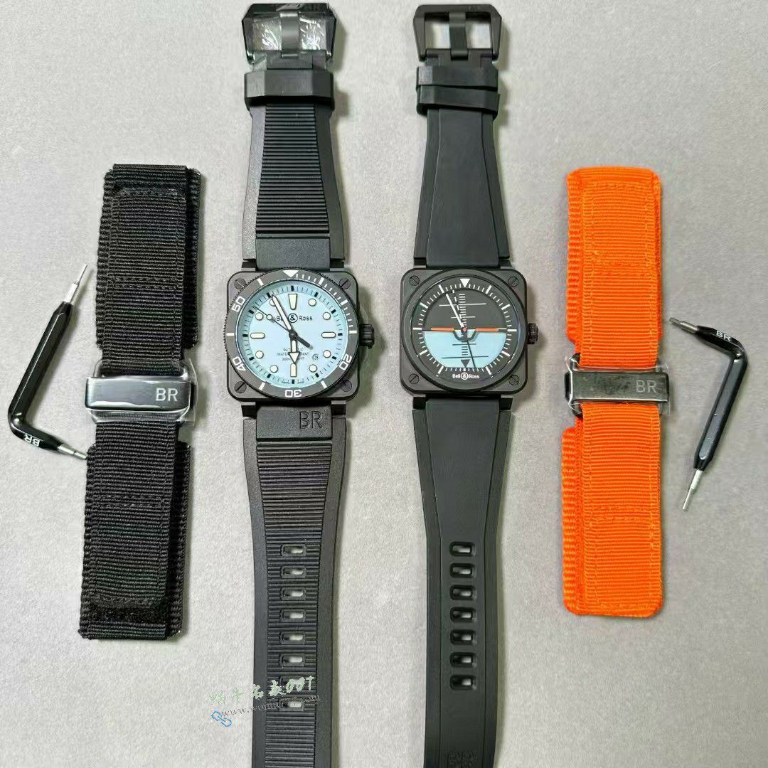 M+ Factory TOP clone  Bell & Ross INSTRUMENTS series BR03A-HRZ-CE watches  / BR062