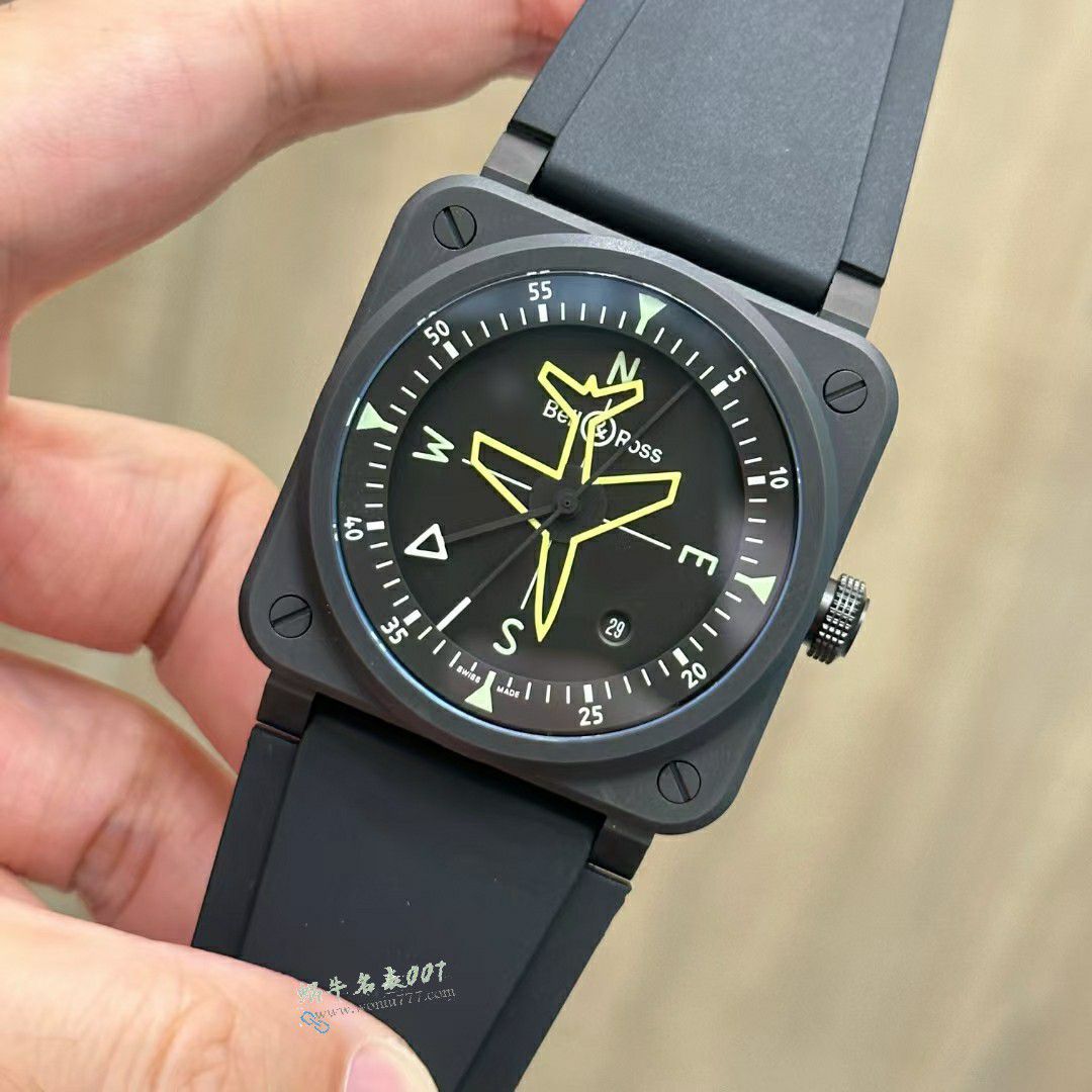 M+  clone  Bell & Ross INSTRUMENTS series BR03A-CPS-CE/SRB watches  / BR063