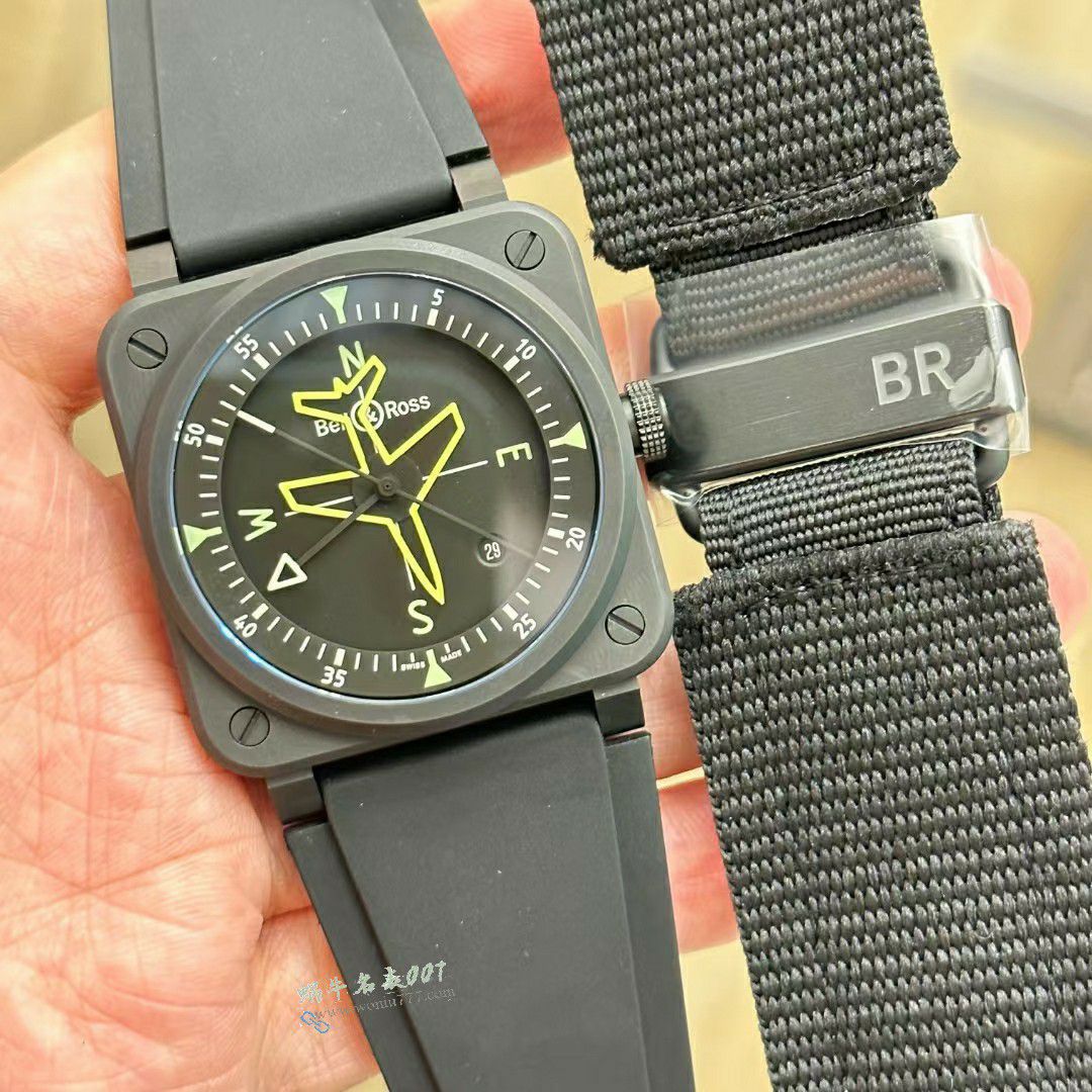 M+  clone  Bell & Ross INSTRUMENTS series BR03A-CPS-CE/SRB watches  / BR063