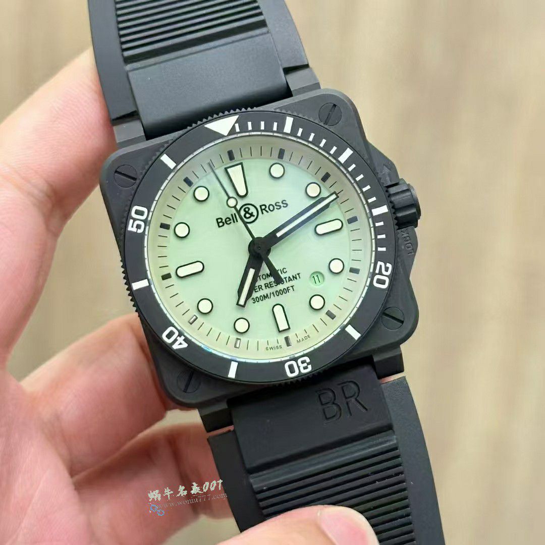 M+ best clone  Bell & Ross INSTRUMENTS series BR03A-BL-CE/SRB watches  / BR065