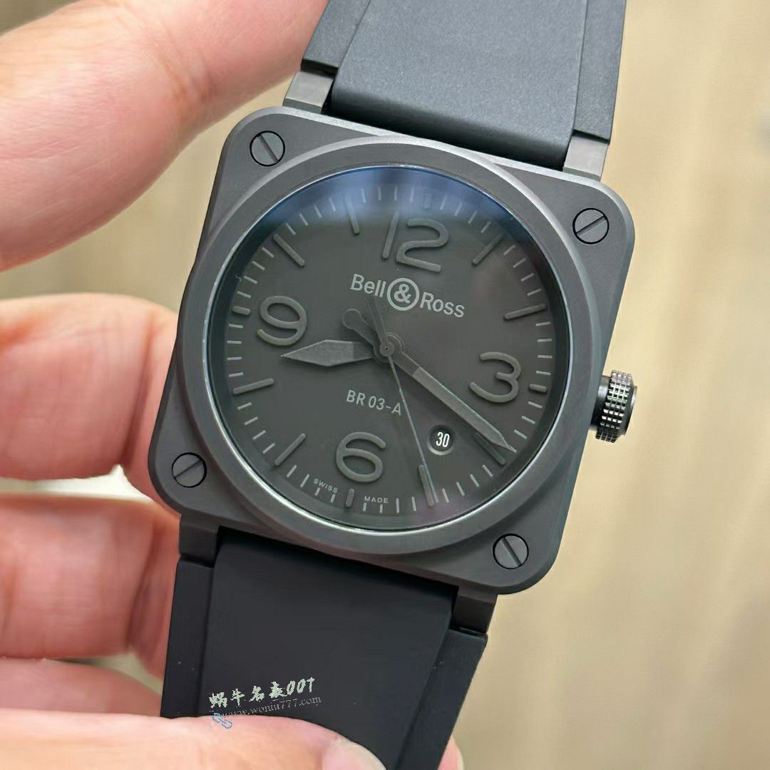 M+ best clone  Bell & Ross INSTRUMENTS series BR03A-BL-CE/SRB watches  / BR065