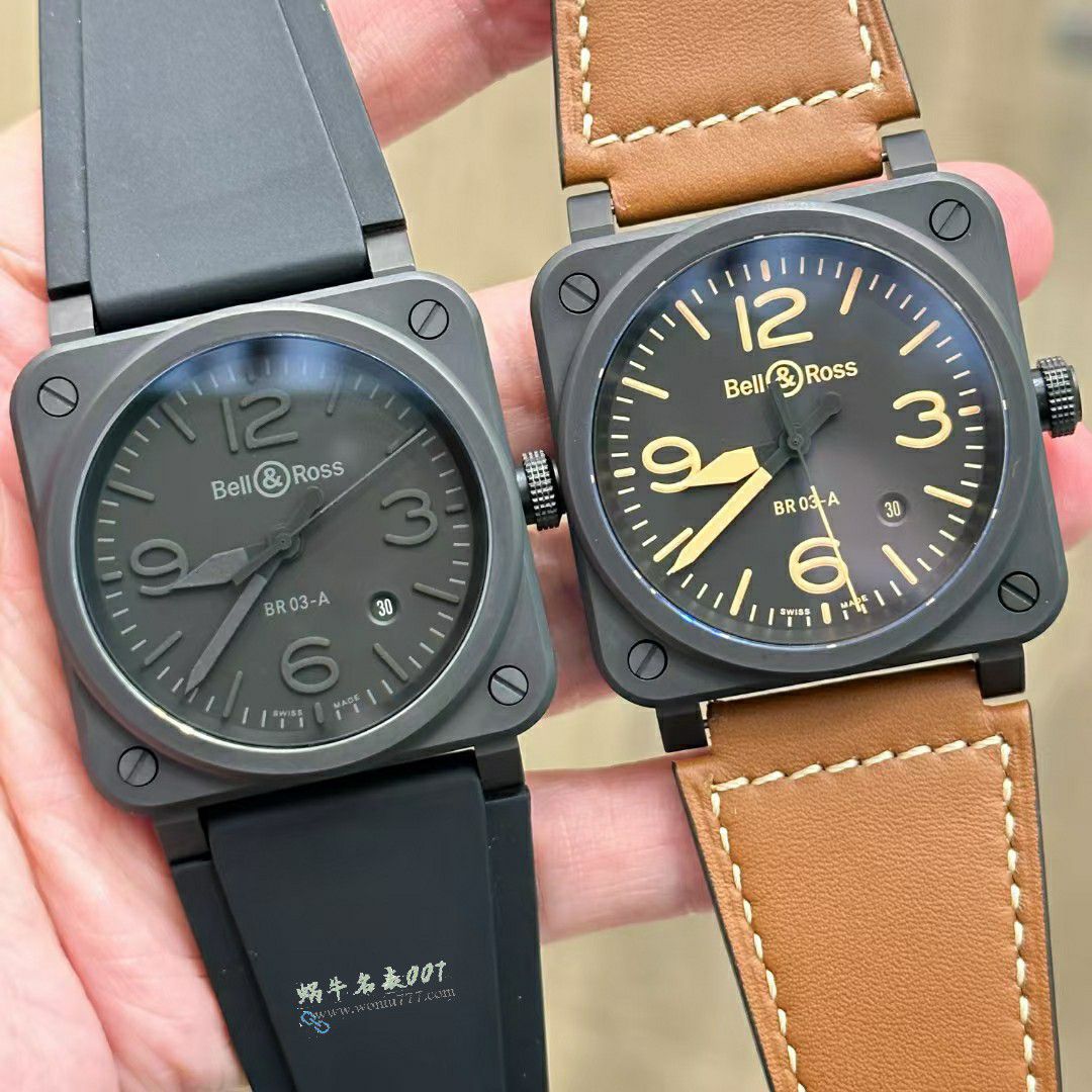 M+ Bell & Ross 100% clone watch INSTRUMENTS series BR03A-HER-CE/SCA watches  / BR066