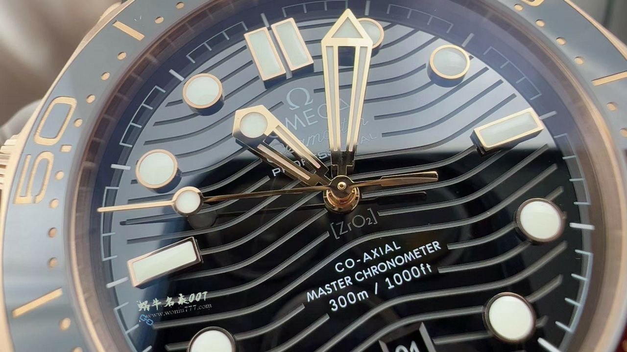VS All gold  Omega Seamaster 300 meters TOP clone watch210.62.42.20.01.002 watches  / VS823