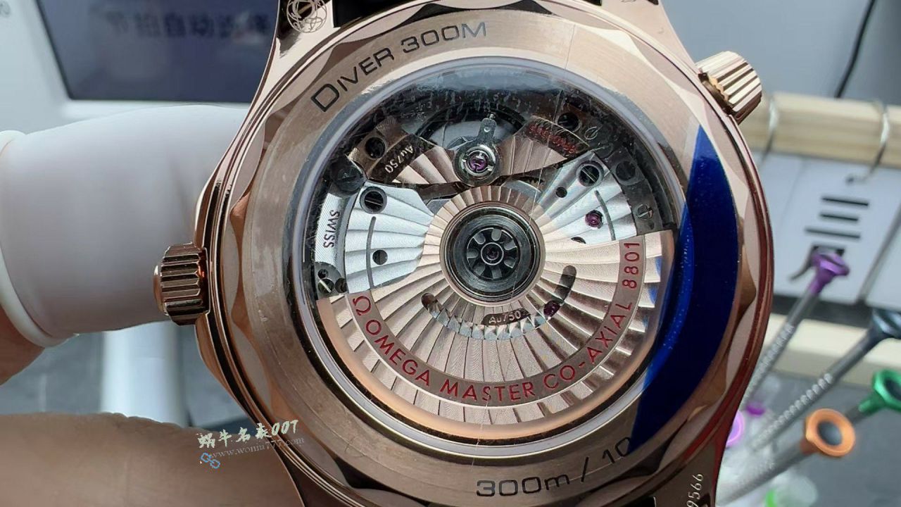 VS All gold  Omega Seamaster 300 meters TOP clone watch210.62.42.20.01.002 watches  / VS823
