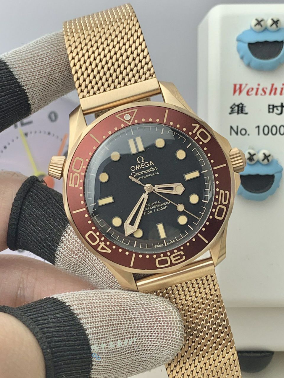 VS Omega  new product 007  Seamaster 300 bronze 100% clone watch210.90.42.20.01.003，210.92.42.20.01.003 watches  / VS820