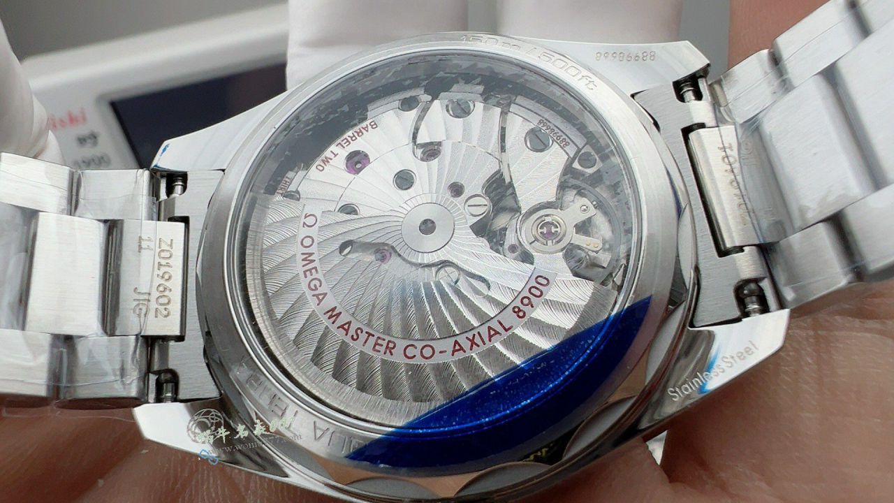 VS Omega  Gradient Turquoise  Seamaster 150TOP clone 220.10.41.21.03.006 watches  / VS826