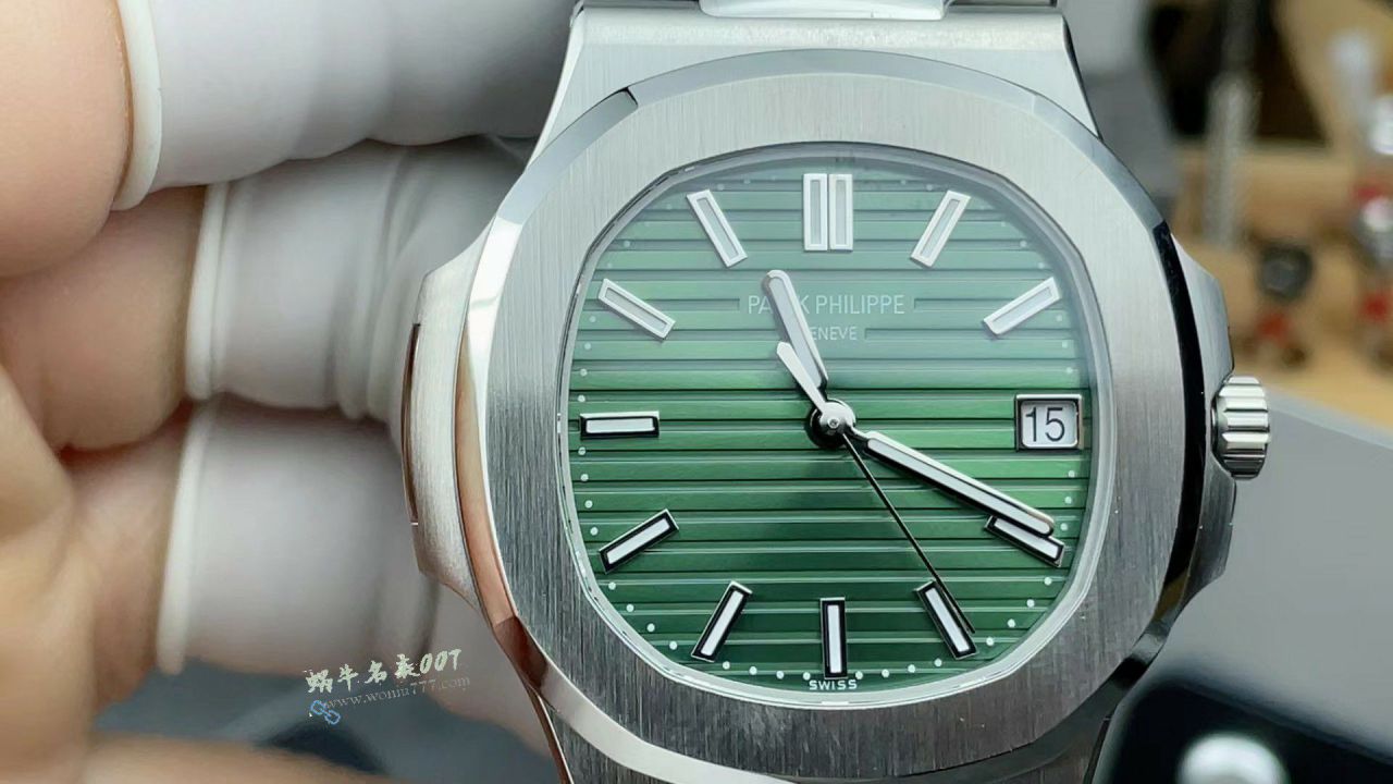 【 Video review 】3K Customized movement Patek Philippe Green  Nautilus 100% clone 5711/1A-014 watch / BD386