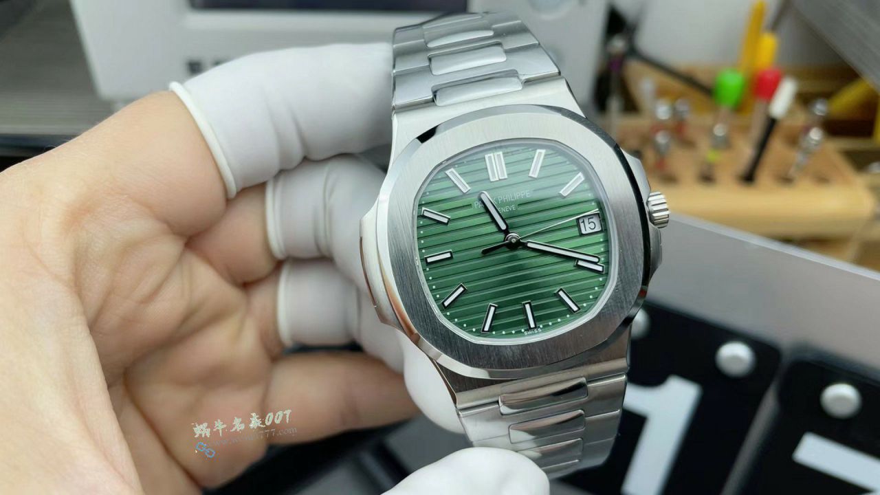 【 Video review 】3K Customized movement Patek Philippe Green  Nautilus 100% clone 5711/1A-014 watch / BD386