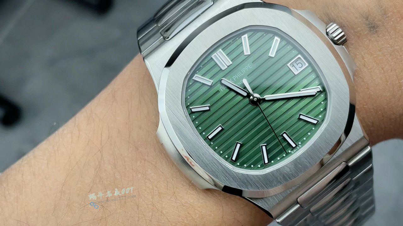 【 Video review 】3K Customized movement Patek Philippe Green  Nautilus 100% clone 5711/1A-014 watch / BD386