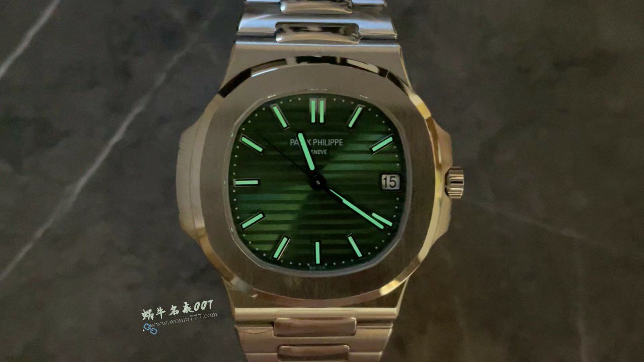 【 Video review 】3K Customized movement Patek Philippe Green  Nautilus 100% clone 5711/1A-014 watch / BD386