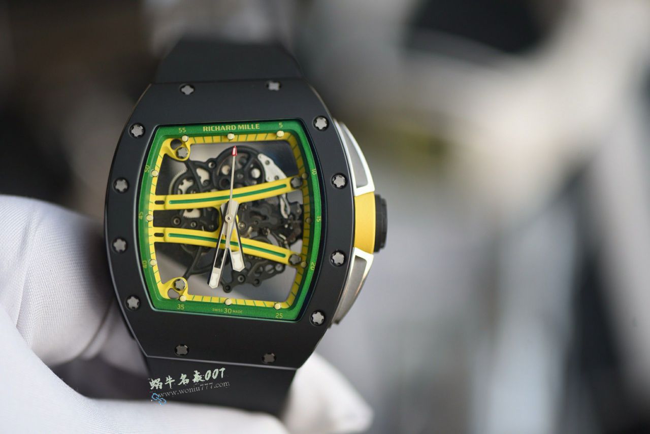   RICHARD MILLE  super  clone watch VAUCHER movement RM 61-01 BLACK watches  / RM061A