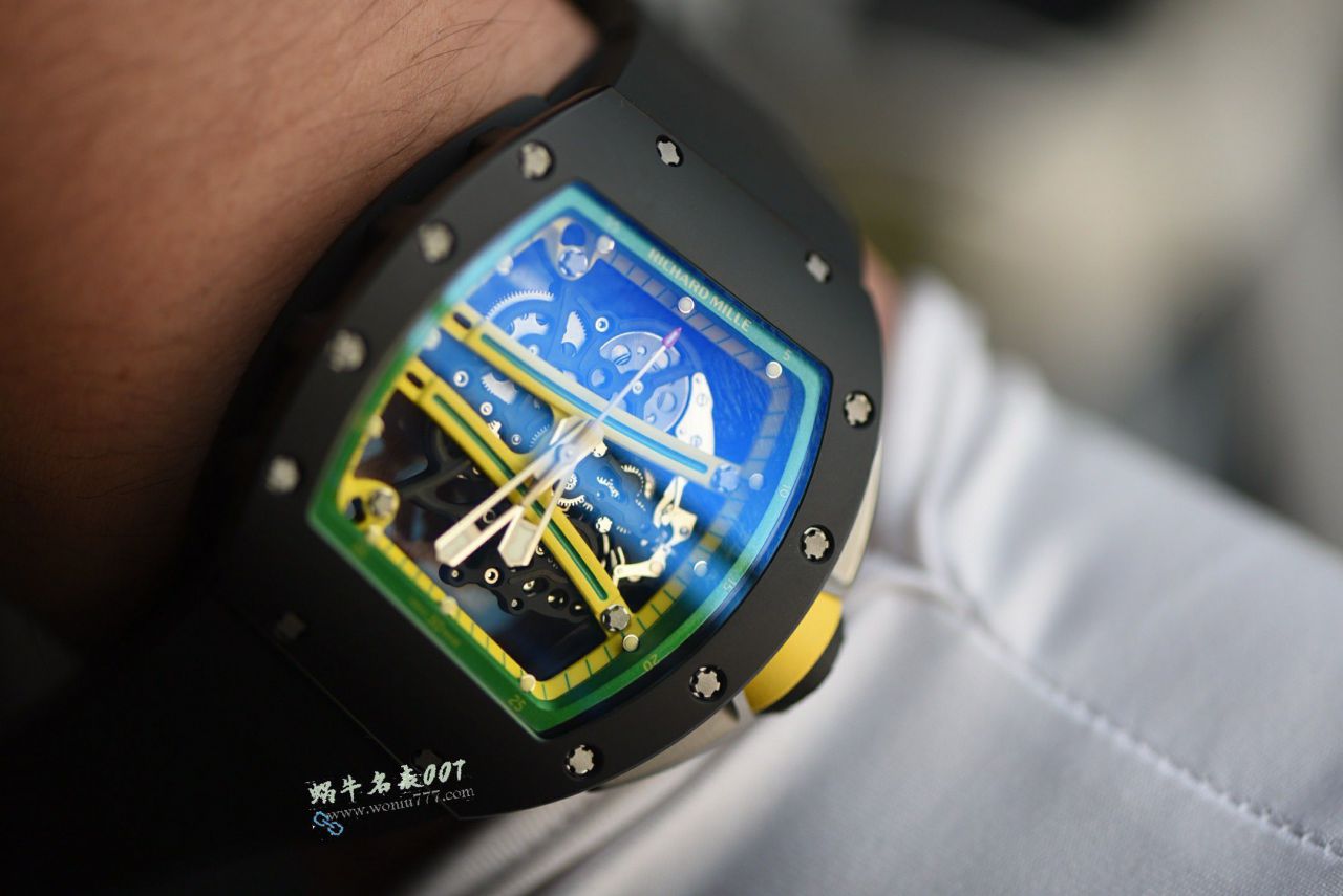   RICHARD MILLE  super  clone watch VAUCHER movement RM 61-01 BLACK watches  / RM061A