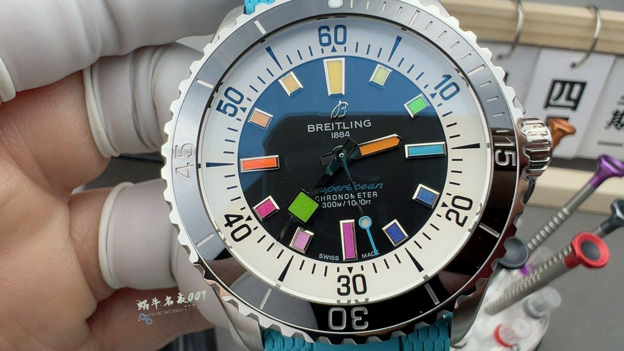 BLS Breitling Rainbow  super  ocean  clone watchA17375211B2S3 watches  / BL213
