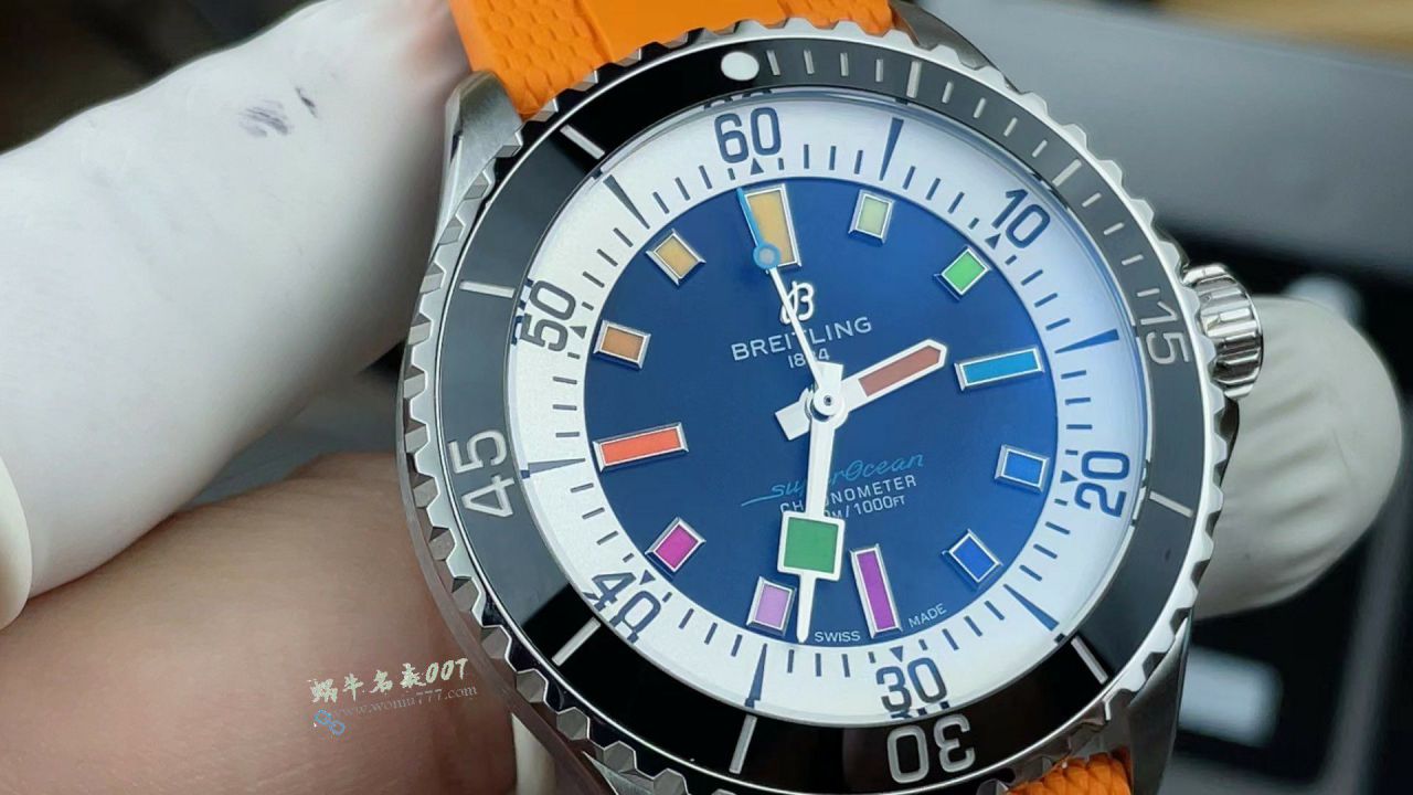 BLS Breitling Rainbow  super  ocean  series 100% clone watch websiteA17375211B2S4 watches  / BL212