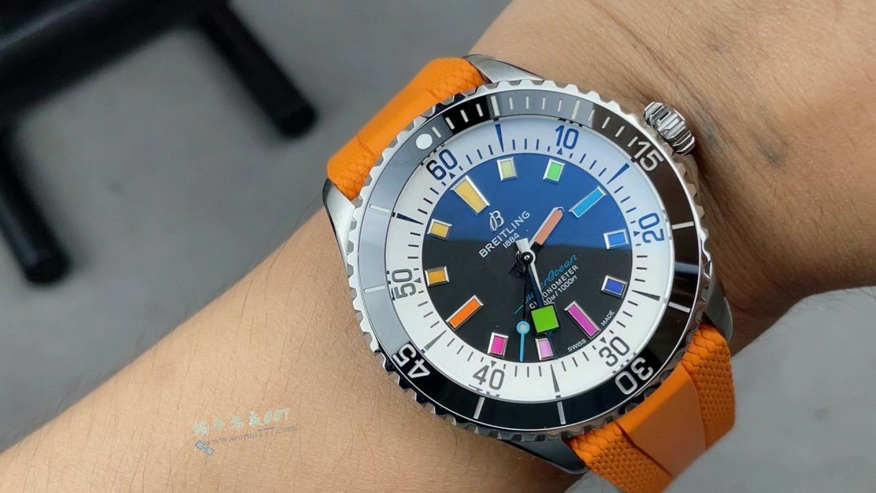 BLS Breitling Rainbow  super  ocean  series 100% clone watch websiteA17375211B2S4 watches  / BL212