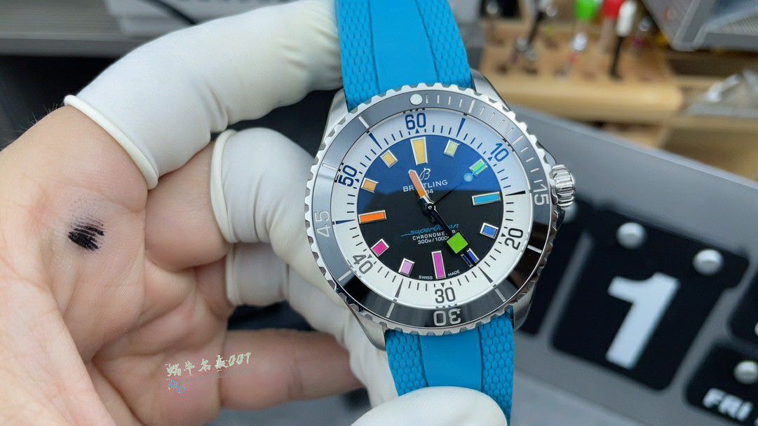 BLS Breitling Rainbow  super  ocean  series   clone watch websiteA17375211B2S1 watches  / BL211