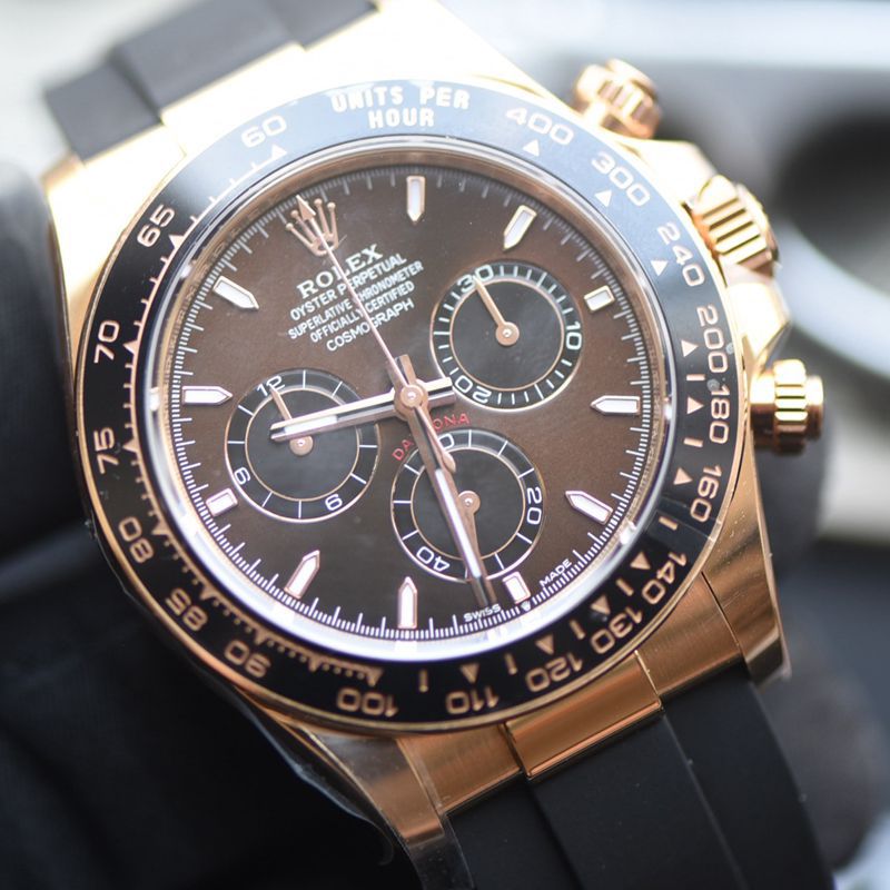vs Rolex  super  Matching weight version  Daytona  chocolate DIAL  clone watch126515LN-0010 watches 