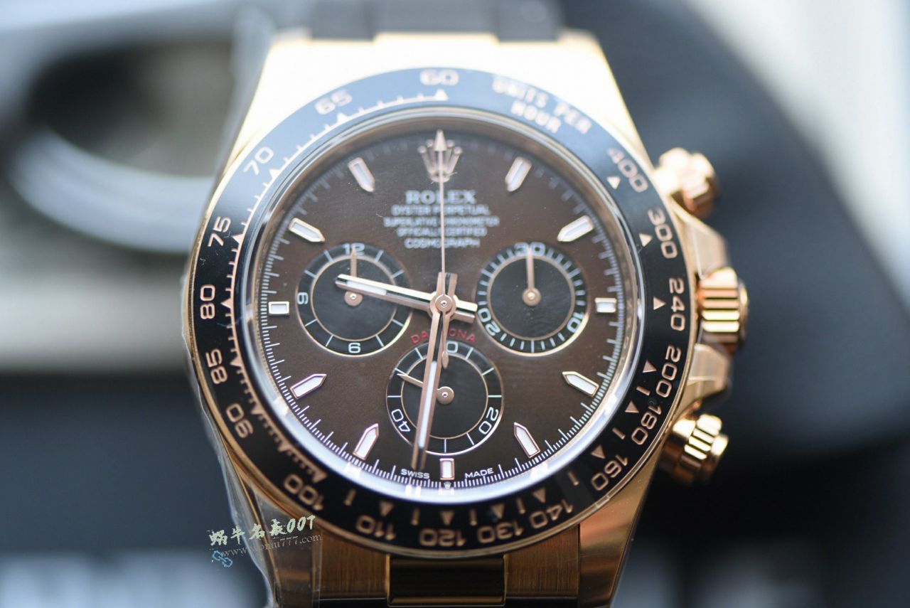 vs Rolex  super  Matching weight version  Daytona  chocolate DIAL  clone watch126515LN-0010 watches  / R979
