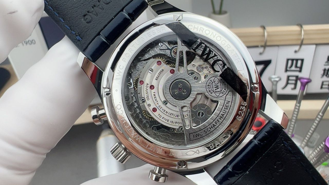 ZF IWC watches Portugal  Back view  Portuguese Timing IW371605 watches  / WG659
