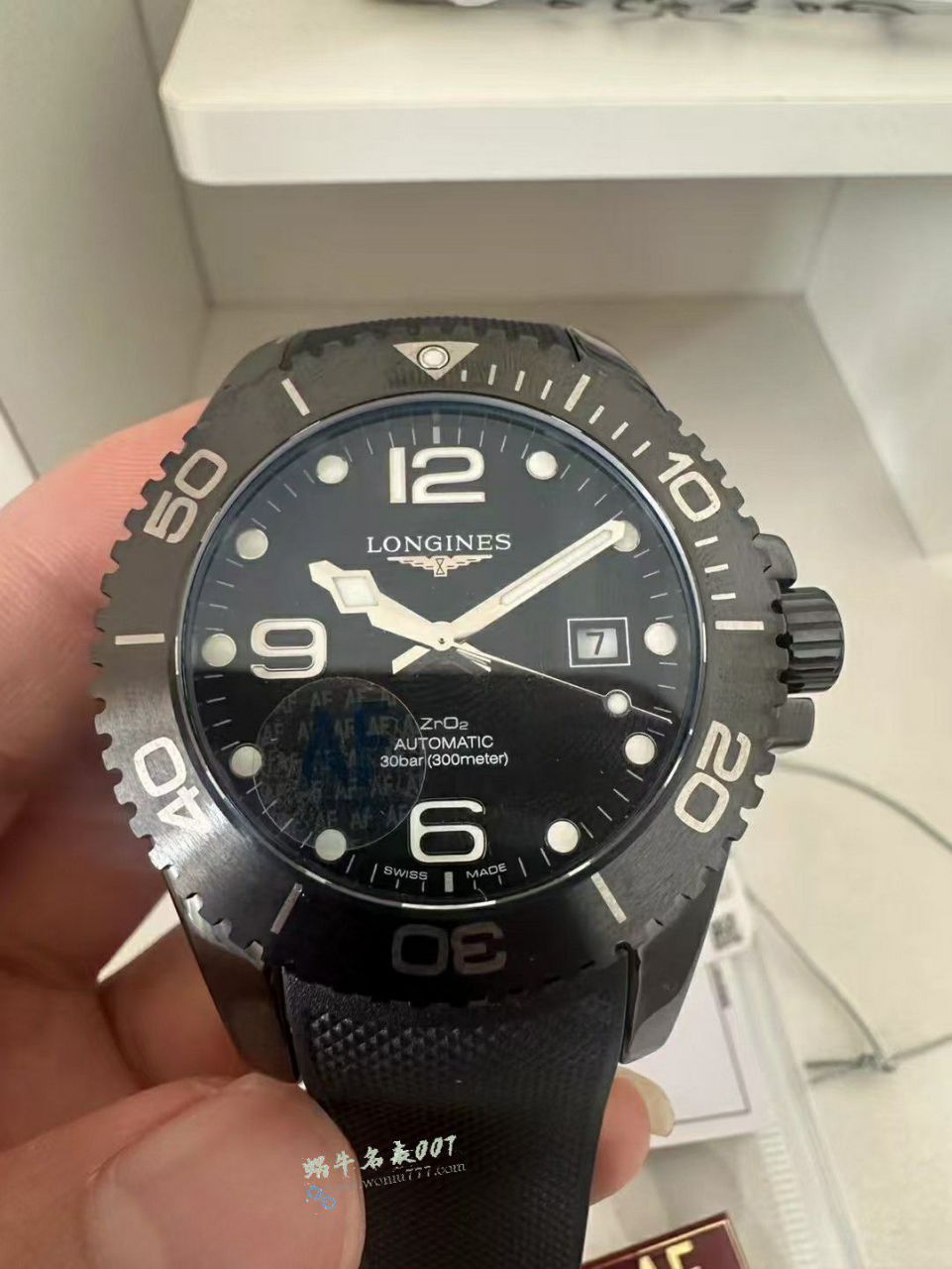 AF Longines Concas 43mm ceramics  clone watchL3.784.4.56.9 watches  / L185