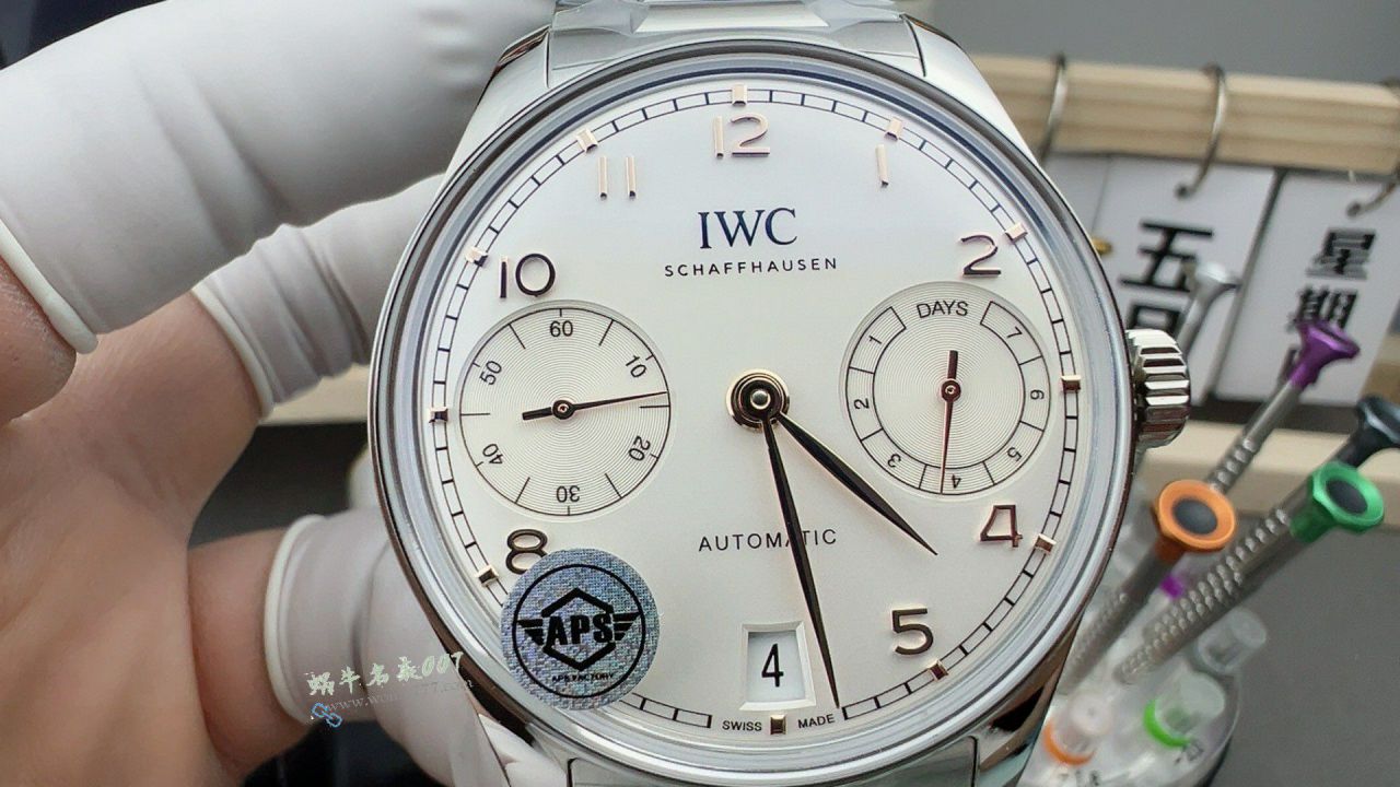 APS IWC  new  Portuguese Seven Days TOP clone watch IW501701 steel belt 版 watches  / WG660