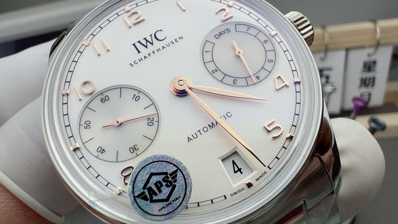 APS IWC  new  Portuguese Seven Days TOP clone watch IW501701 steel belt 版 watches  / WG660