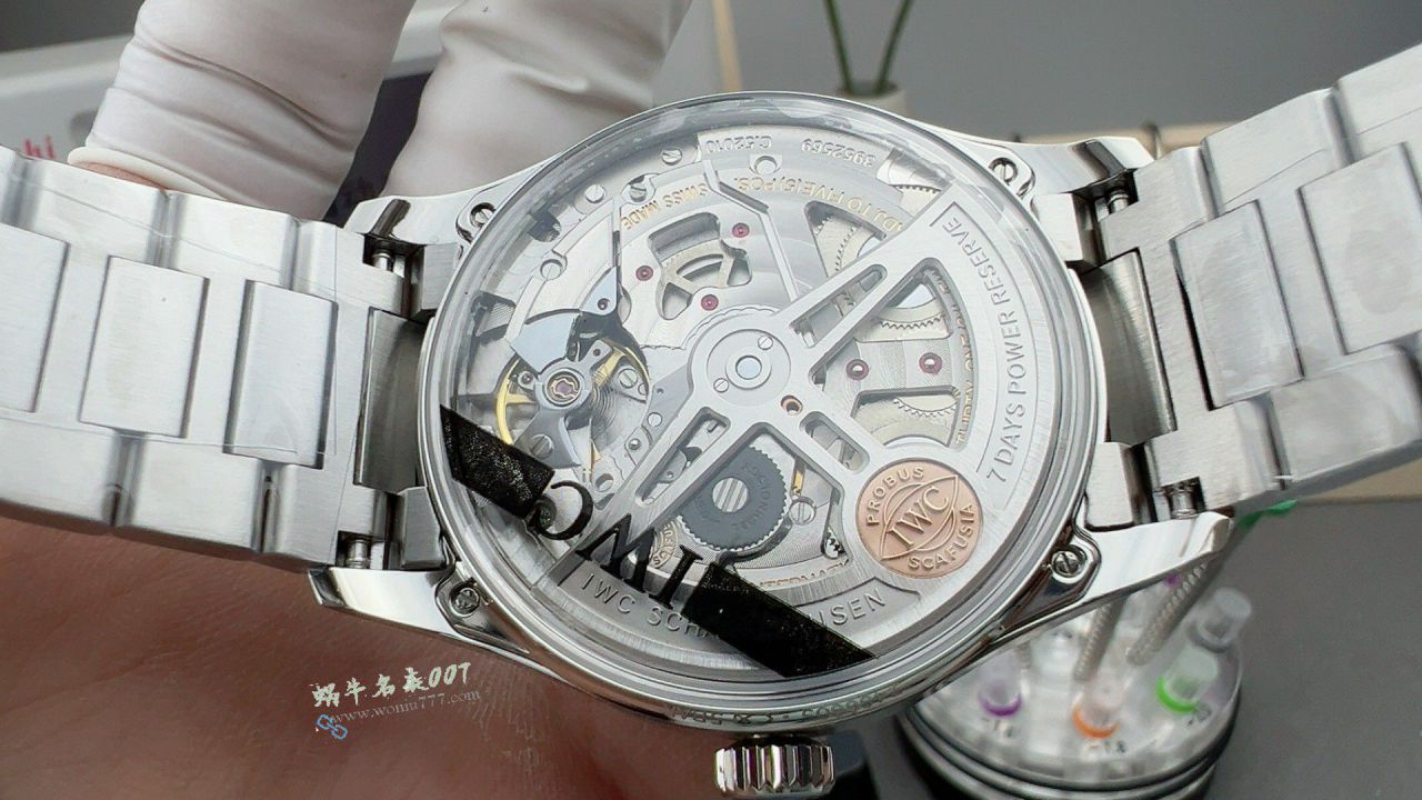 APS IWC  new  Portuguese Seven Days TOP clone watch IW501701 steel belt 版 watches  / WG660