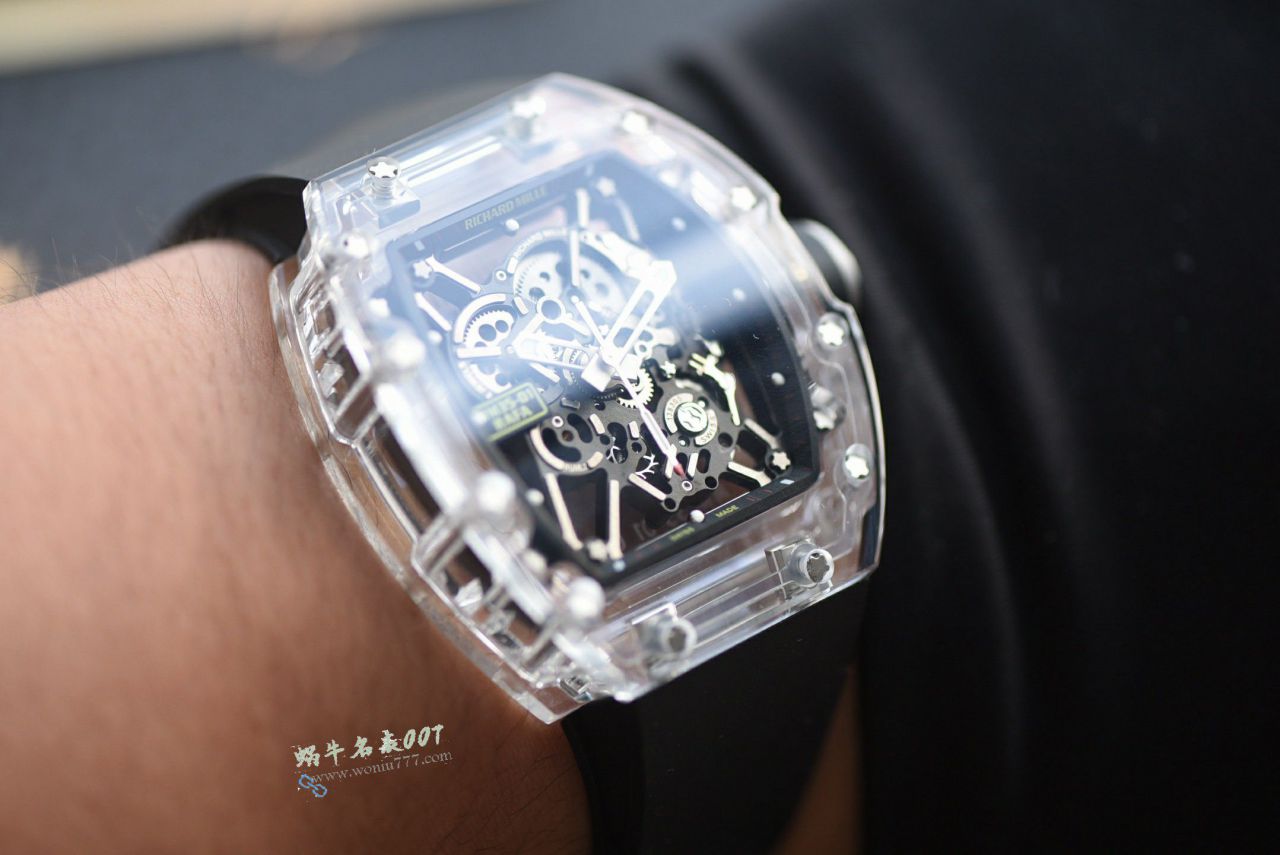 Sonic new product Richard  Miller RM35-01 AET公司 modified 隐藏版 upgrade 水晶玻璃 watches  / SOAET0351A