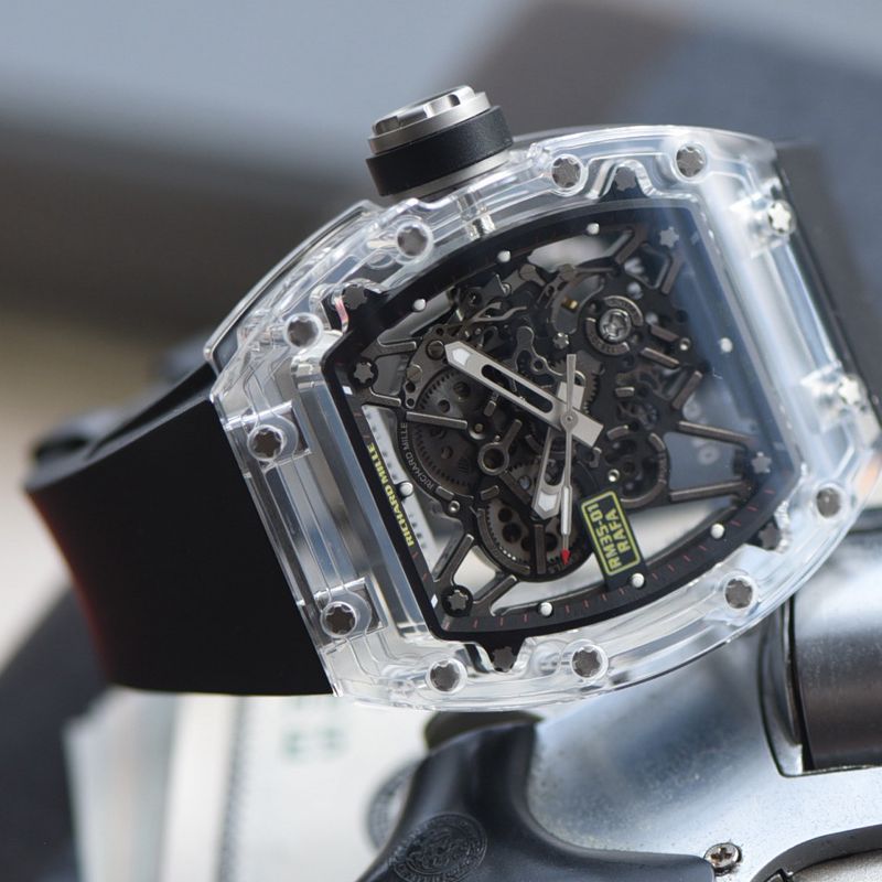 Sonic new product Richard  Miller RM35-01  clone watchAET公司 modified 隐藏版 upgrade 水晶玻璃 watches 