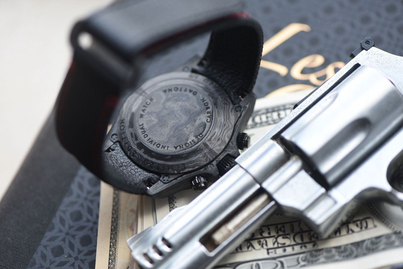  industry Highest Version Diw  Customized version ROLEX  Daytona  clone watch complete carbon fiber case  / R929